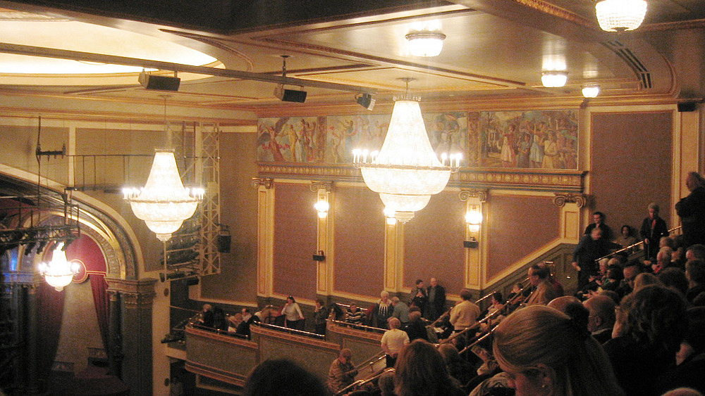 View from the balcony of the Hilton Theatre 