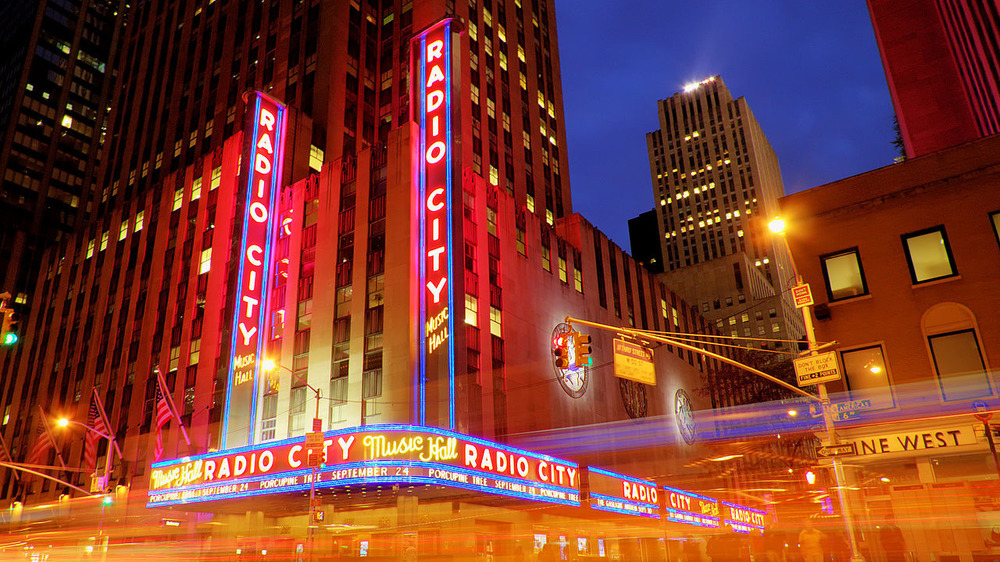 Exterior of Radio City Music Hall