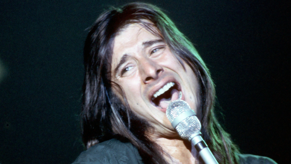 Steve Perry of Journey singing