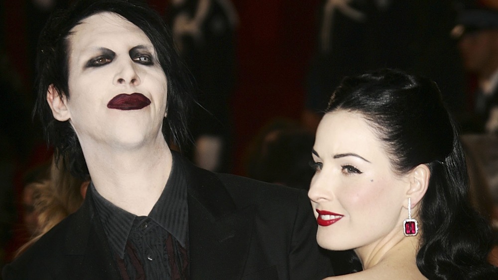 Marilyn Manson and Dita Von Teese