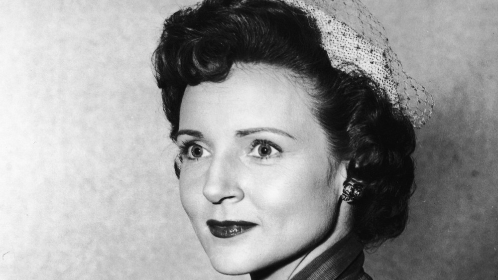 Headshot of Betty White in 1955