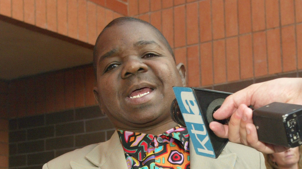 Gary Coleman being interviewed