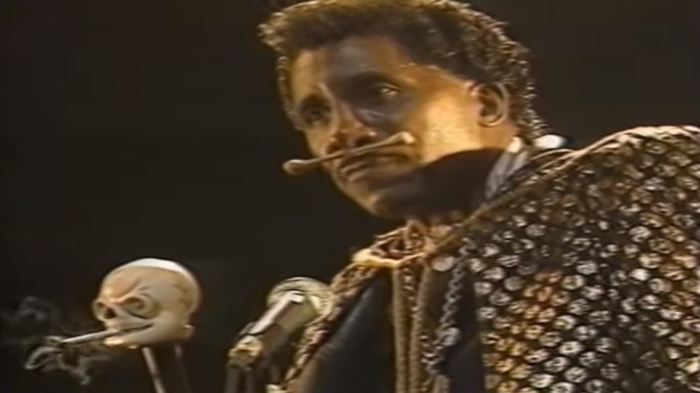 Screamin' Jay Hawkins and Henry at 1990 Tokyo concert
