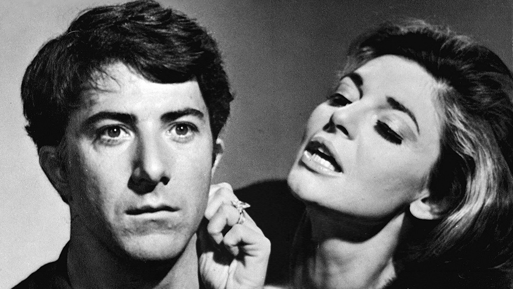 Dustin Hoffman and Anne Bancroft in The Graduate