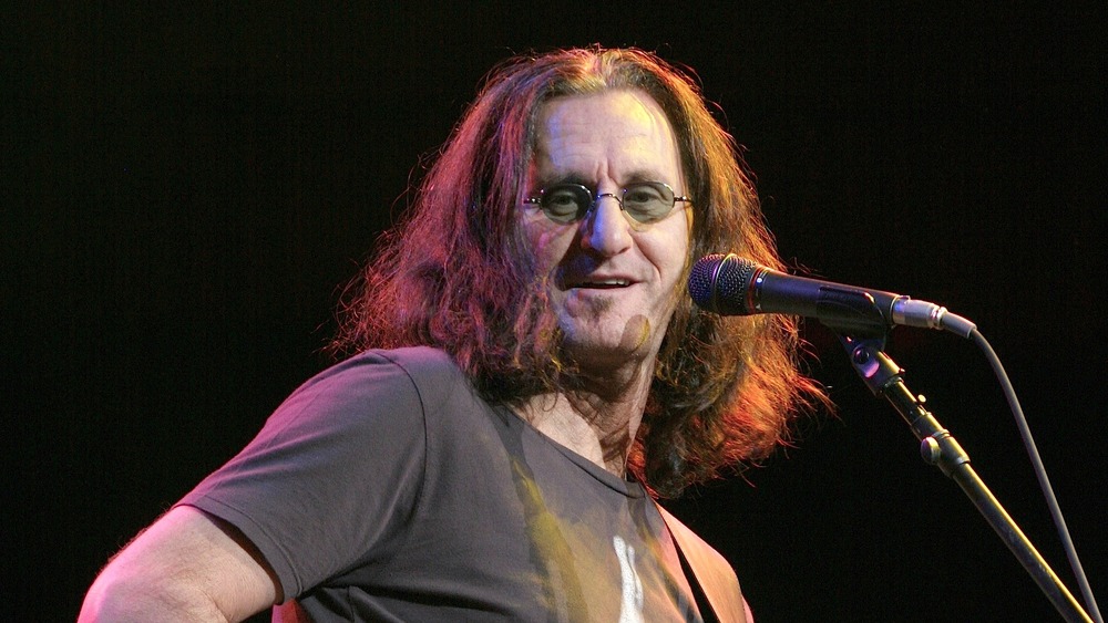 Geddy Lee performing