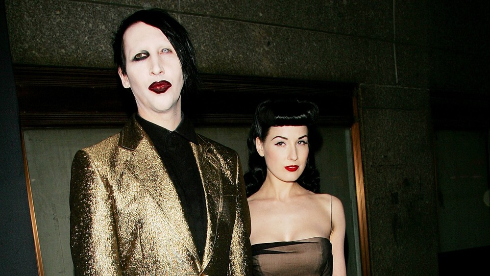 Marilyn Manson and Dita Von Teese