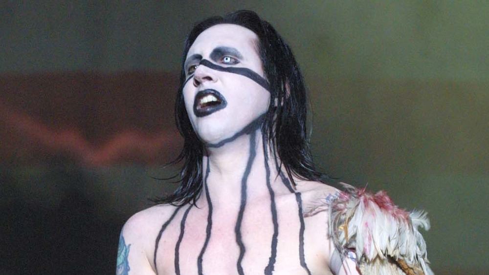 Marilyn Manson in makeup