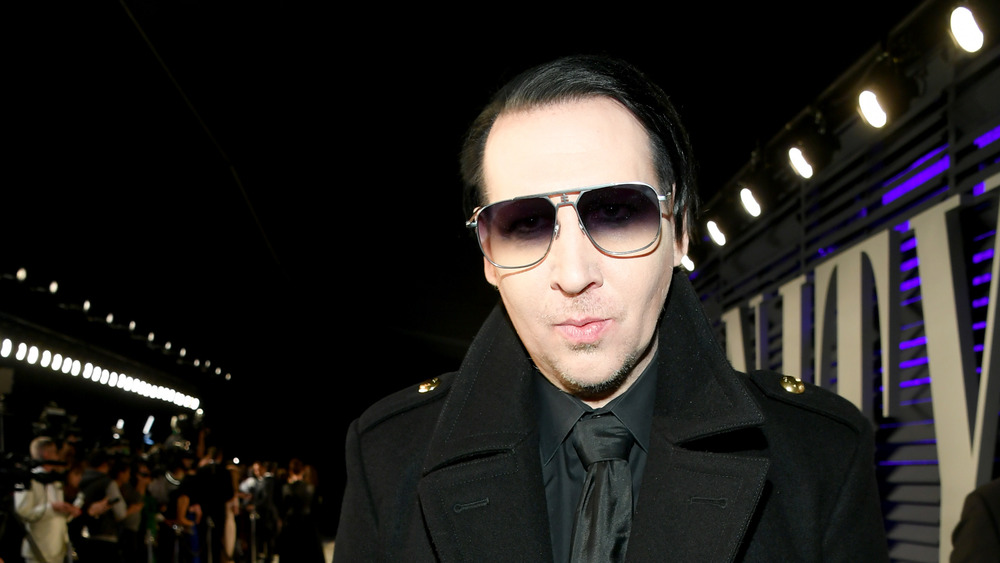 Marilyn Manson black tie