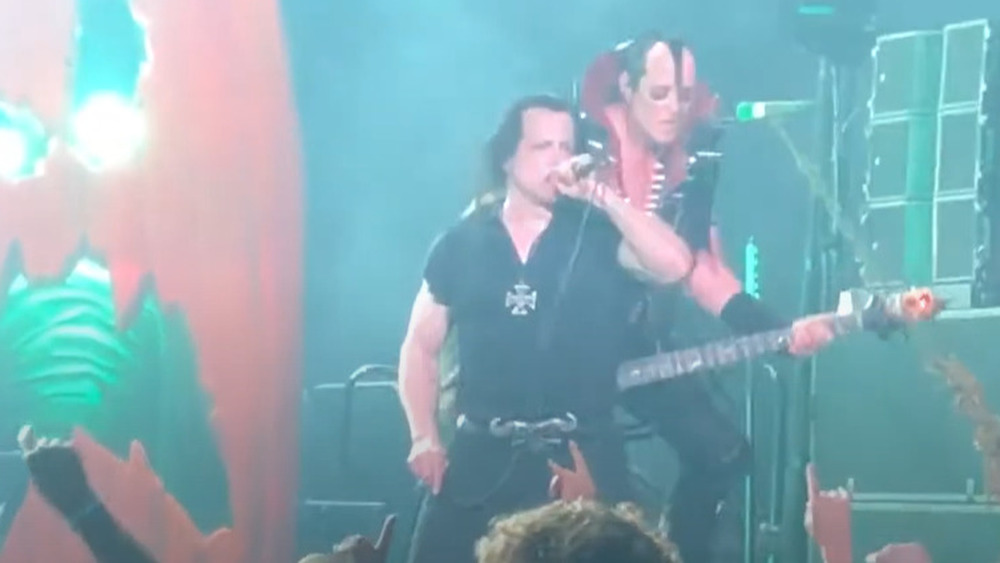 Glenn Danzig and Jerry Only perform on stage