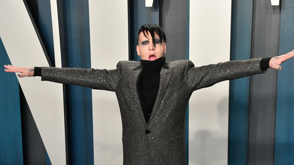 Marilyn Manson arms outstretched