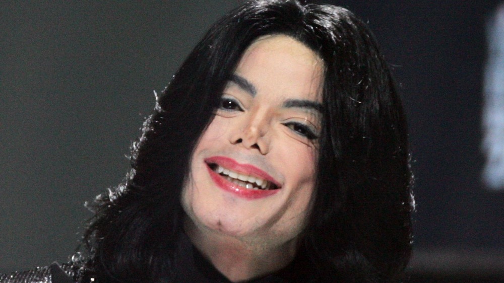Michael Jackson smiling
