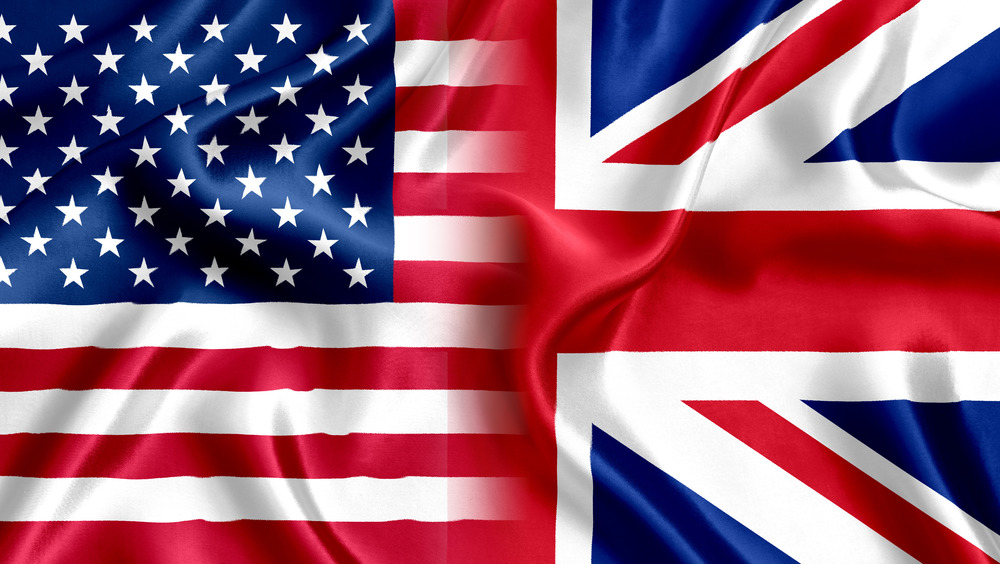 american UK flags