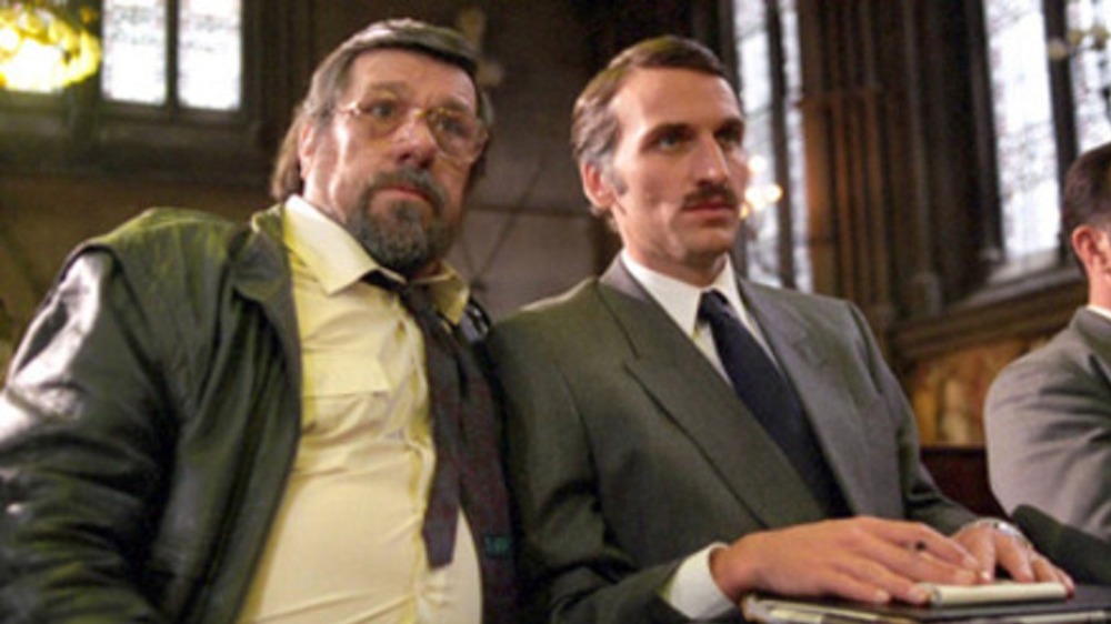 Ricky Tomlinson and Christopher Eccleston in Hillsborough from 1996