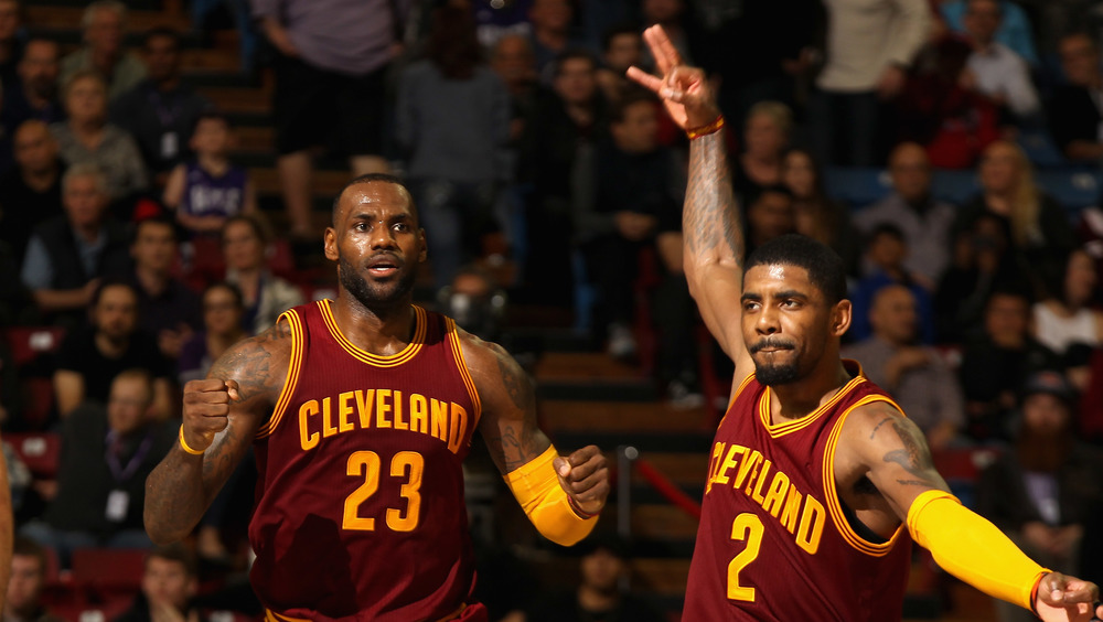 James and Irving as Cavaliers