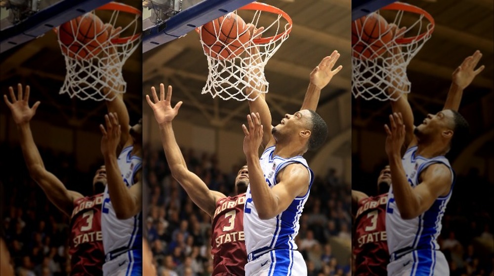 Cassius Stanley dunking the ball