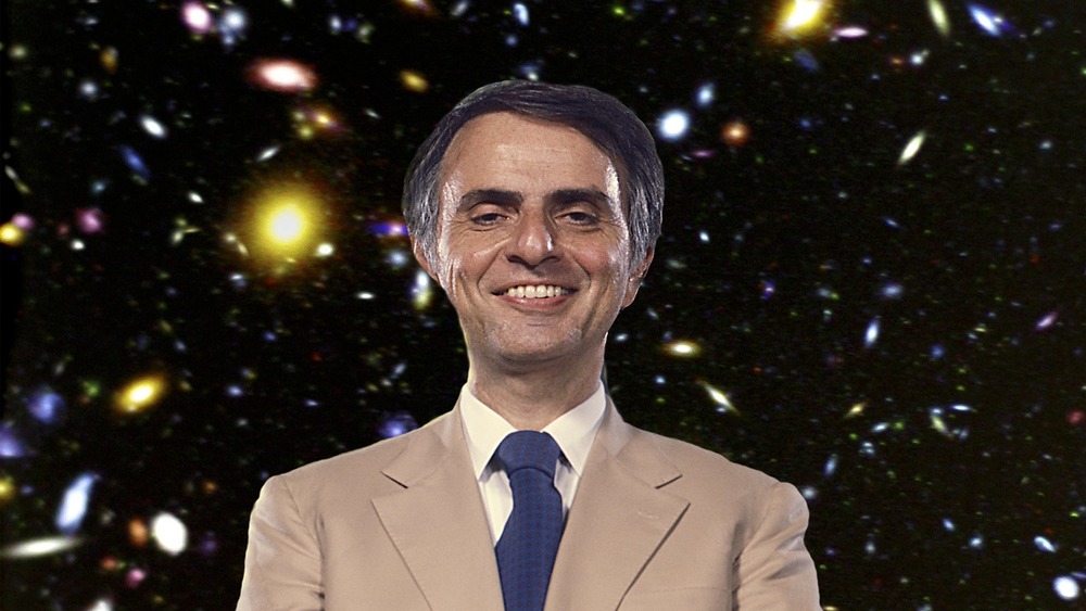 Carl Sagan smiling 