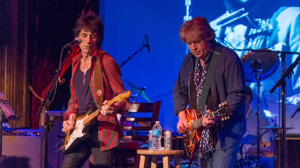 Ronnie Wood and Mick Taylor