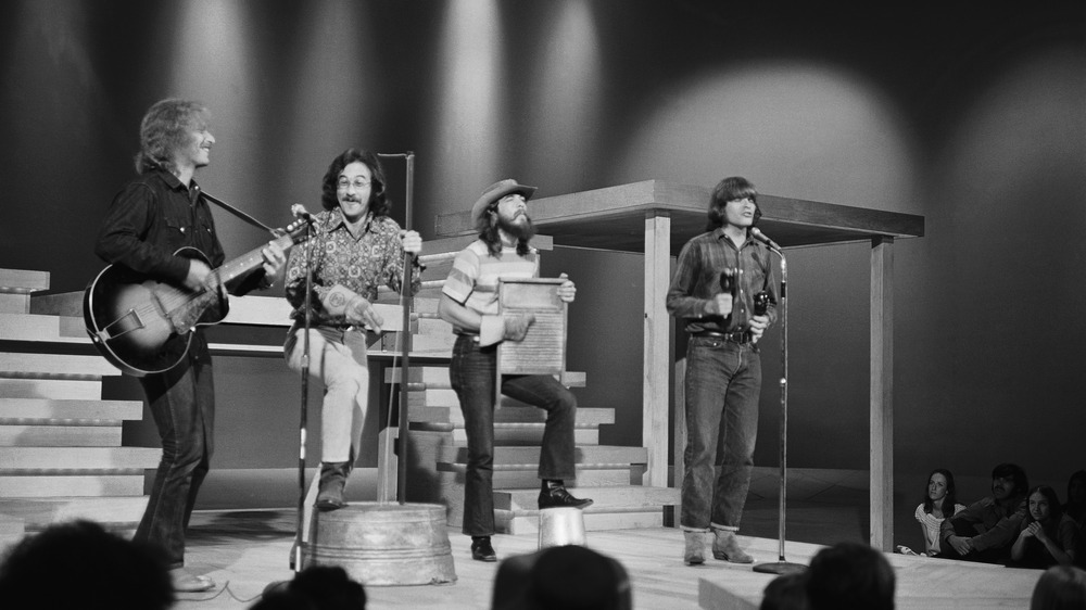 Creedence Clearwater Revival onstage in 1968
