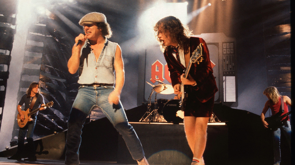 AC/DC on stage