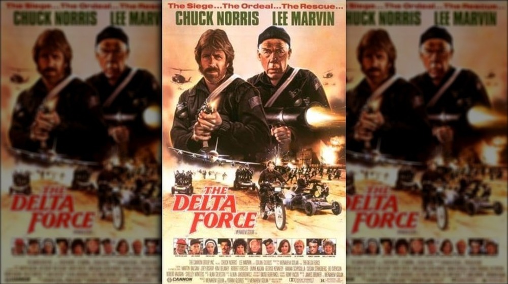 movie poster for 1986's The Delta Force 