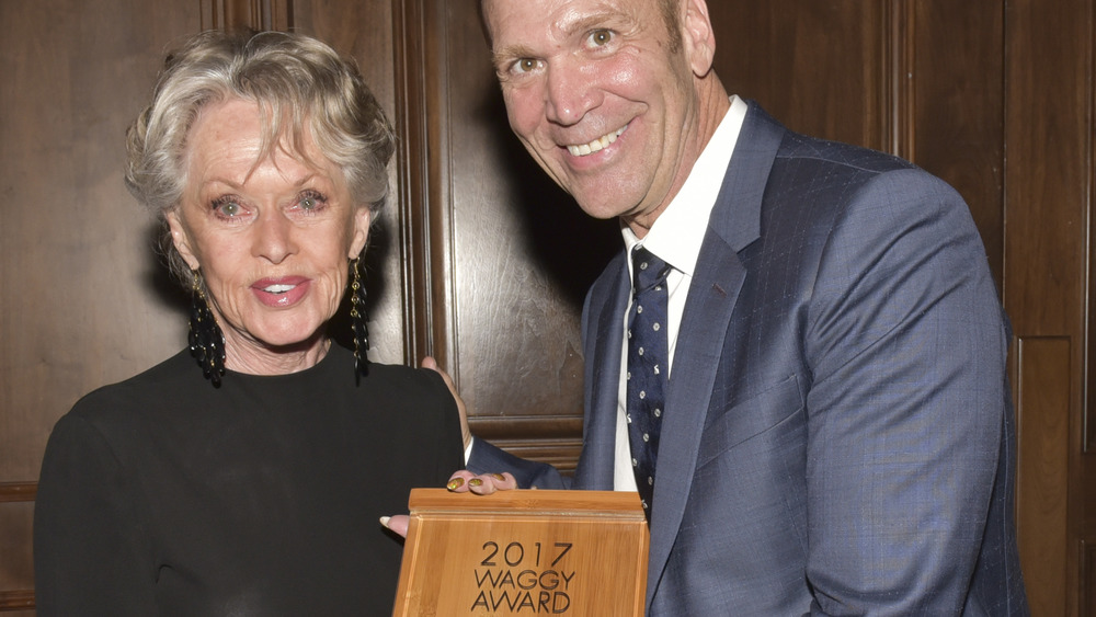 Tippi Hedren poses with philanthropist Todd Warner