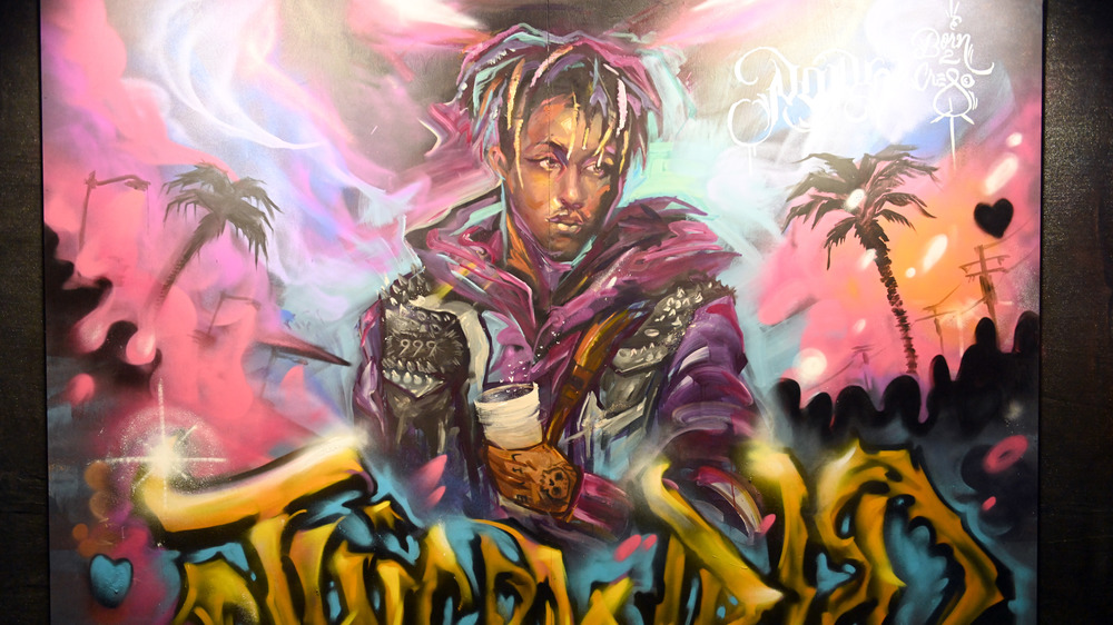 Mural honoring rapper Juice Wrld 