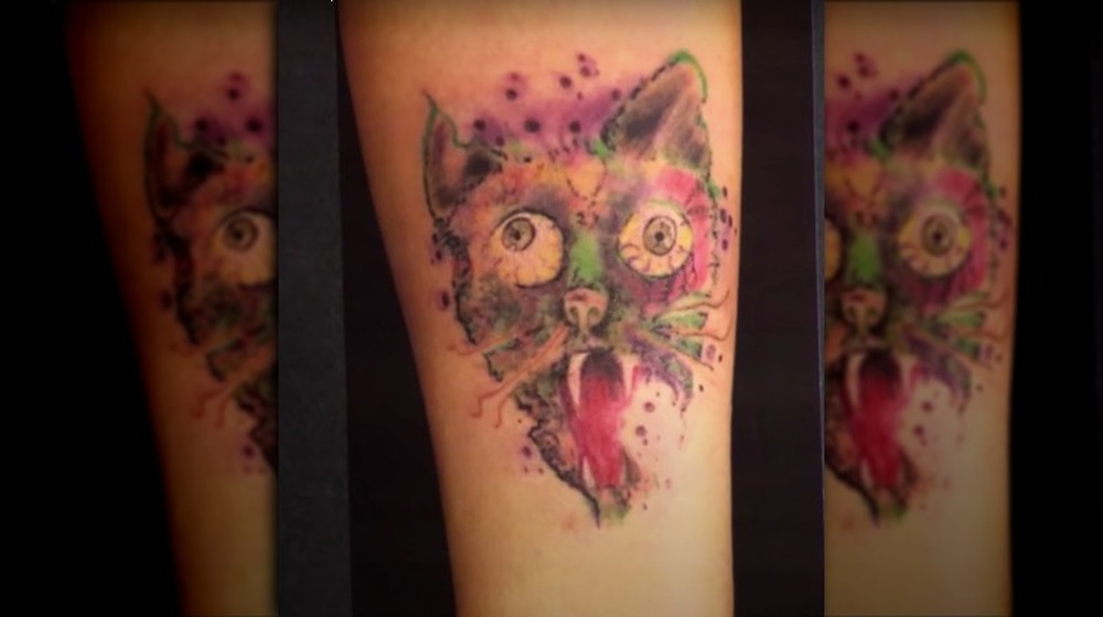 Acid Cat tattoo