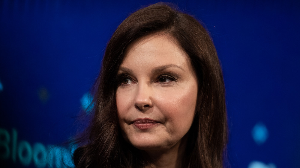 Ashley Judd smirking