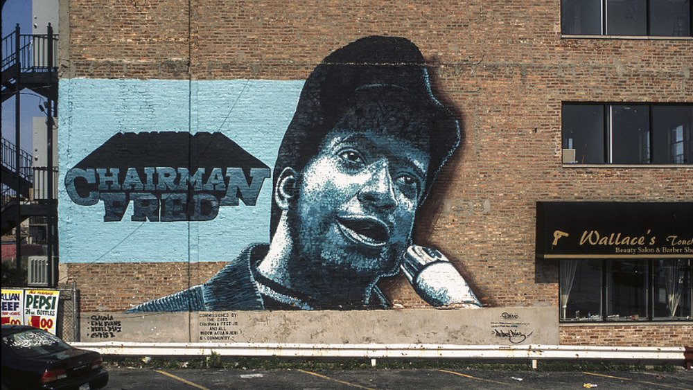 Fred Hampton mural by Rebel Diaz, Chicago