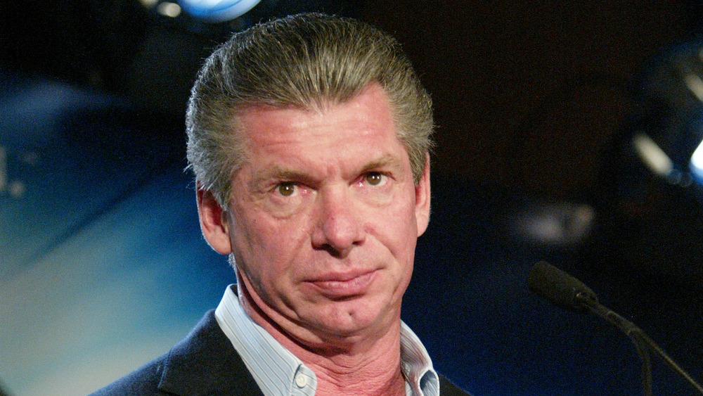 Vince McMahon looking serious