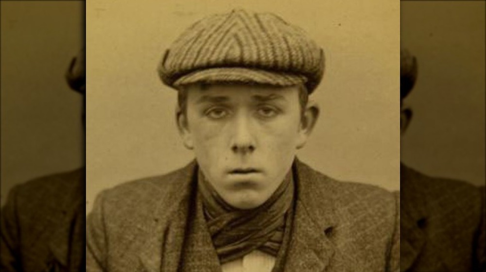Mugshot of Peaky Blinder Ernest Bayles