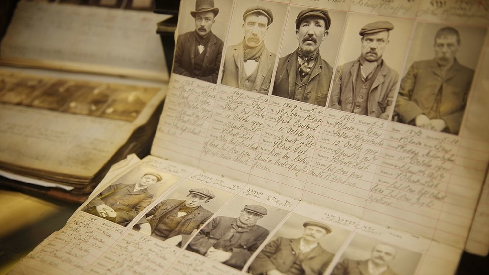 Mugshots of real Peaky Blinders