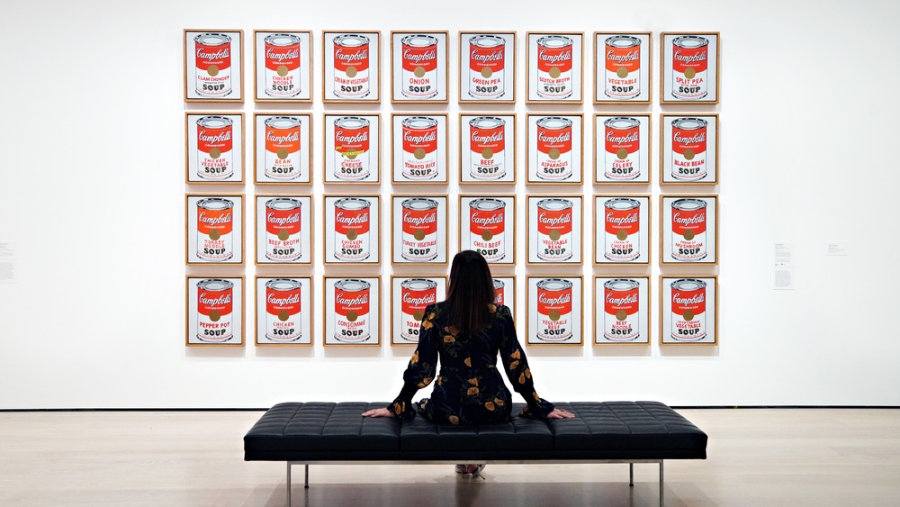 Warhol's Cambell's Soup Cans exhibit