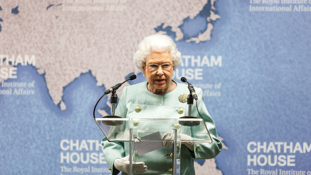 Queen Elizabeth II at Chatham House
