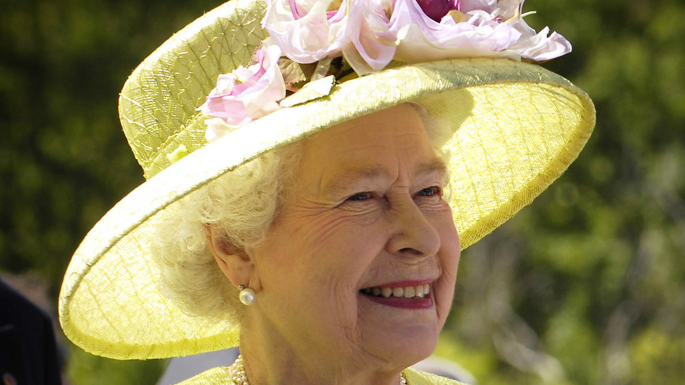 Queen Elizabeth II visiting NASA