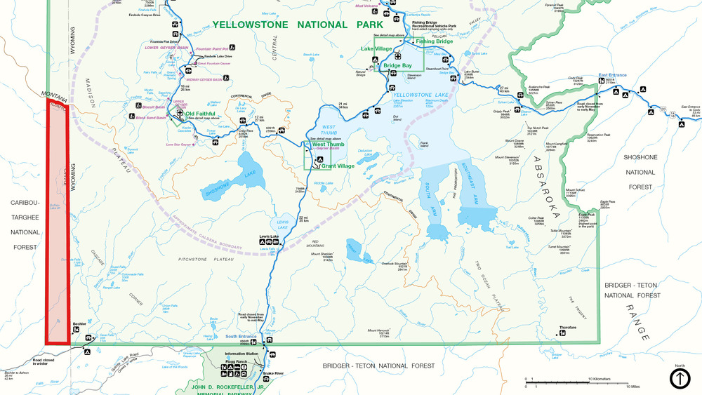 Yellowstone's 'Zone of Death' highlighted