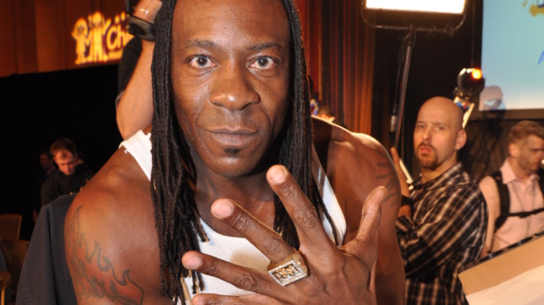 Booker T's 'five-time' hand sign