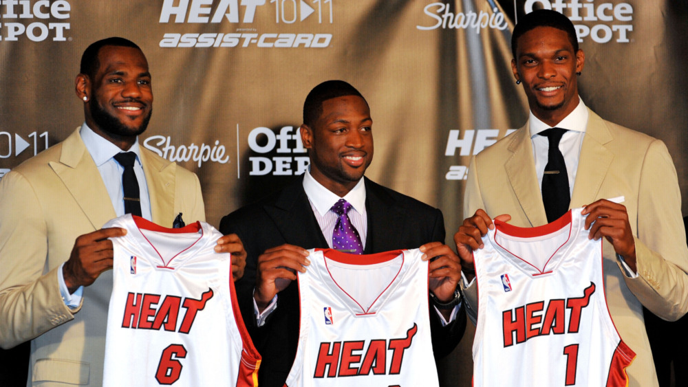 James, Wade, and Bosh