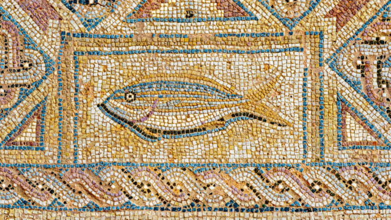 Roman fish mosaic