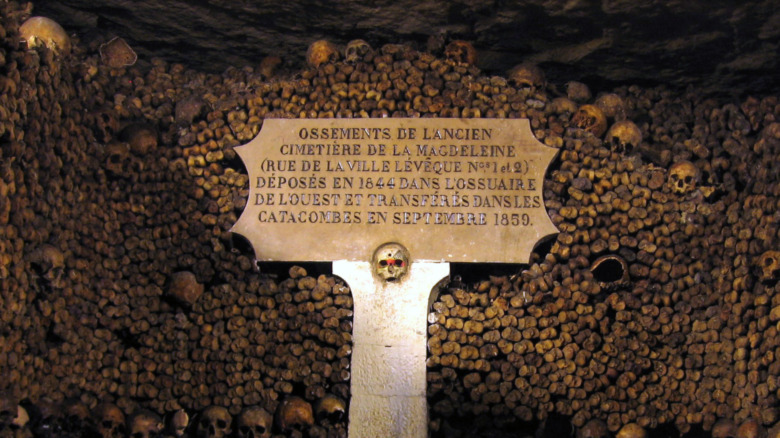 Paris Catacombs sign