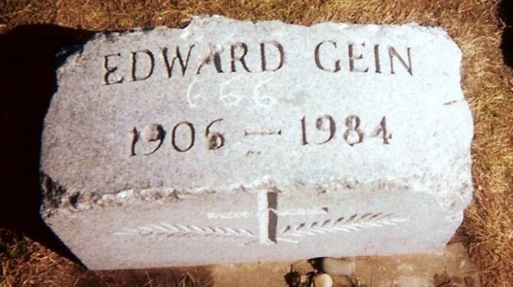 blank tombstone in cemetery 