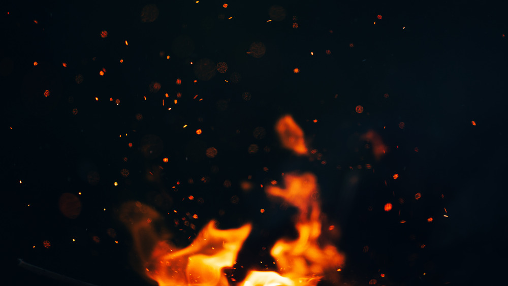 fire close-up