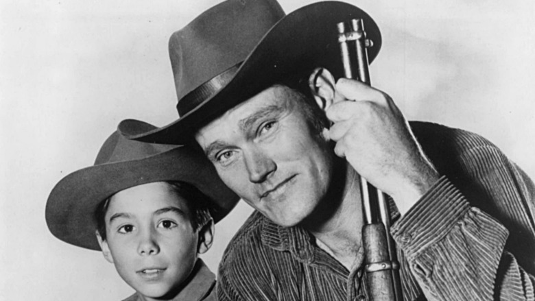 Johnny Crawford and Chuck Connors appear in The Rifleman