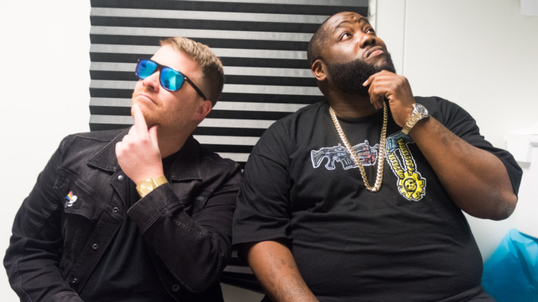 Run the Jewels posing for photo