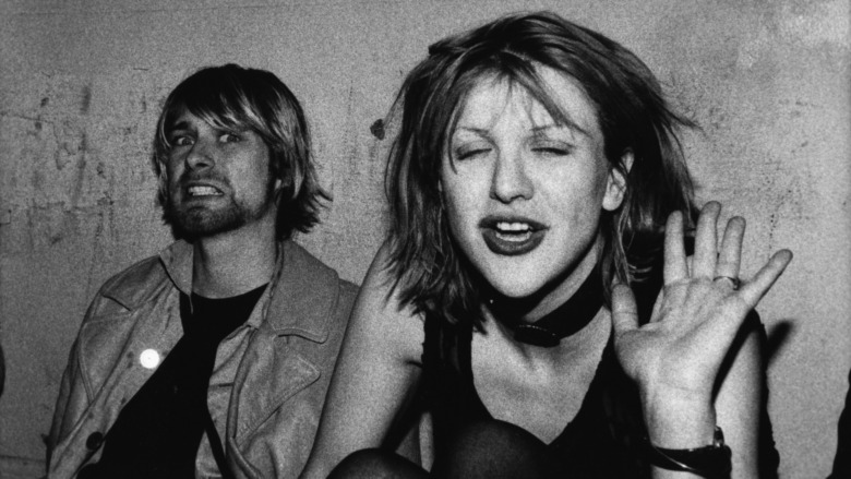 Kurt Cobain and Courtney Love