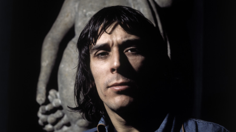 John Cale looking serious