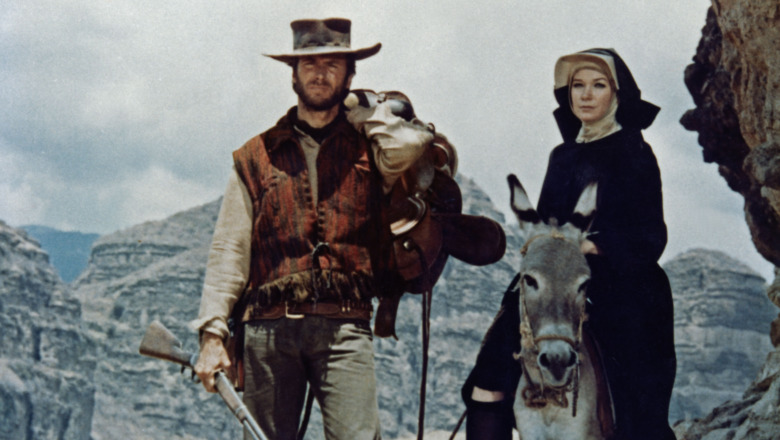Clint Eastwood and Shirley MacLaine in Two Mules for Sister Sara