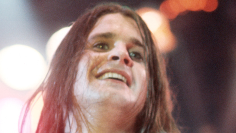 Ozzy Osbourne smiling