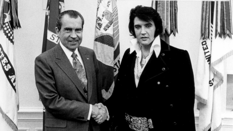Elvis Presley meets Richard Nixon