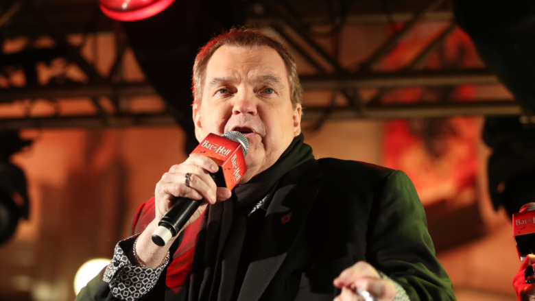 meat loaf performs on stage